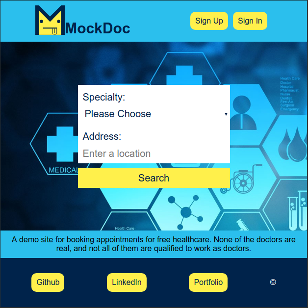 MockDoc website